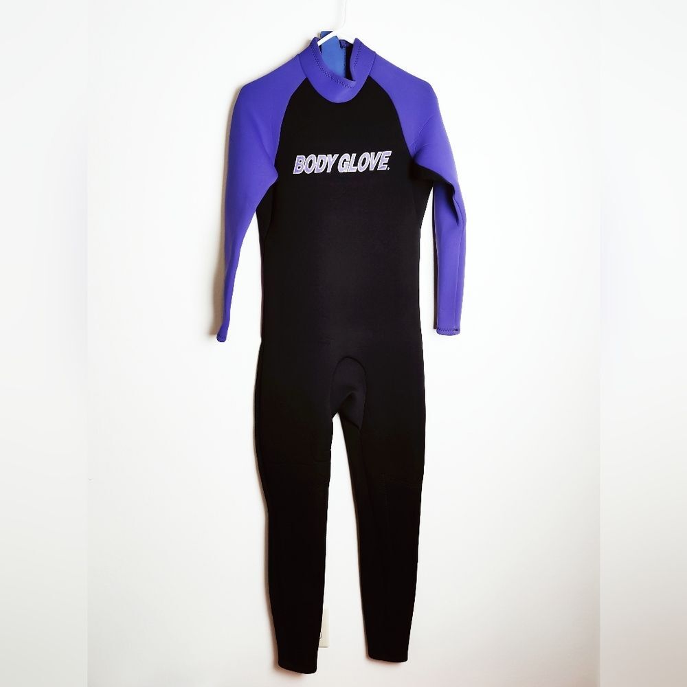 Body Glove Men's 3/2mm Long Sleeve Wetsuit, Purple & Black, Sz M